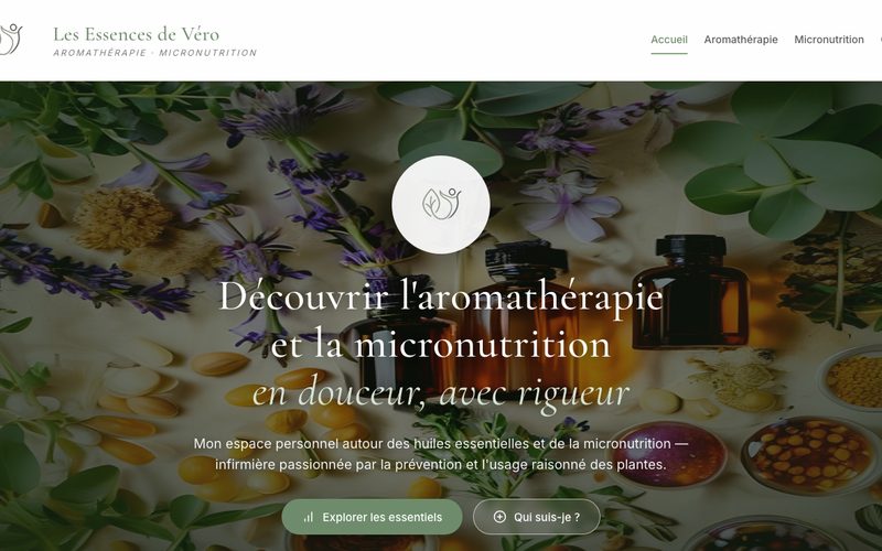 Site Les Essences de Vero