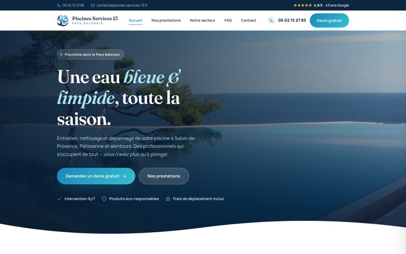 Site Piscines Services 13